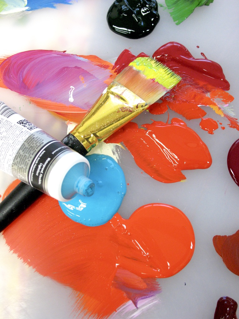 Artist's Supplies for Painting in Acrylics: An Explanation of the