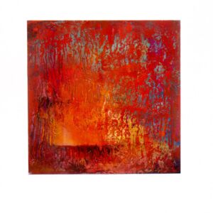 Textured Red #1, 20x24