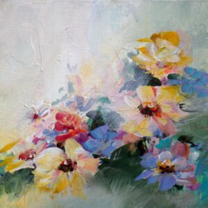 Summer flowers, 12x12, price on request