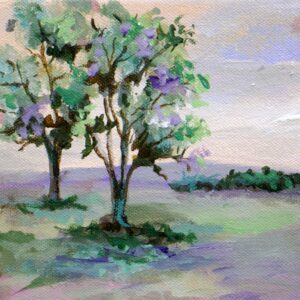 Twilight Tranquility I, 6x6, price on request