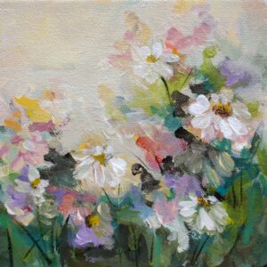 The Garden Exhales, 6x6, price on request