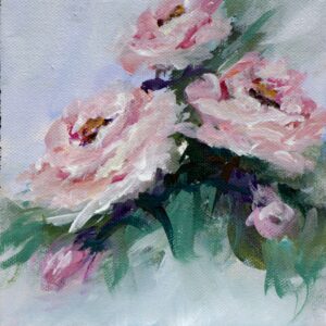 Pink and White, 6x6, price on request
